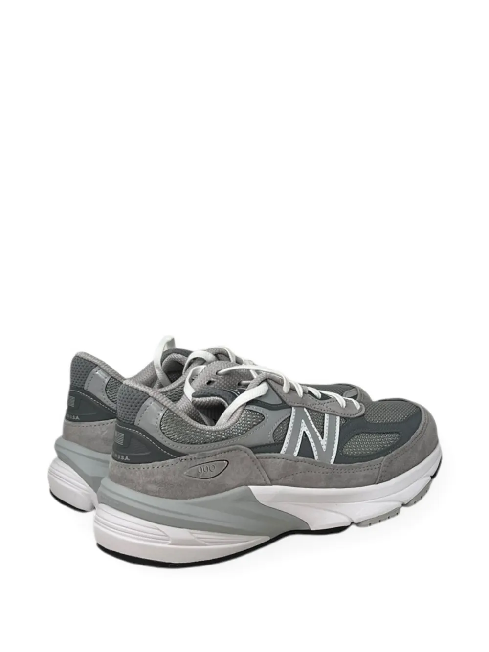 Кроссовки M990v6, произведенные в США New Balance, серый — фото 3