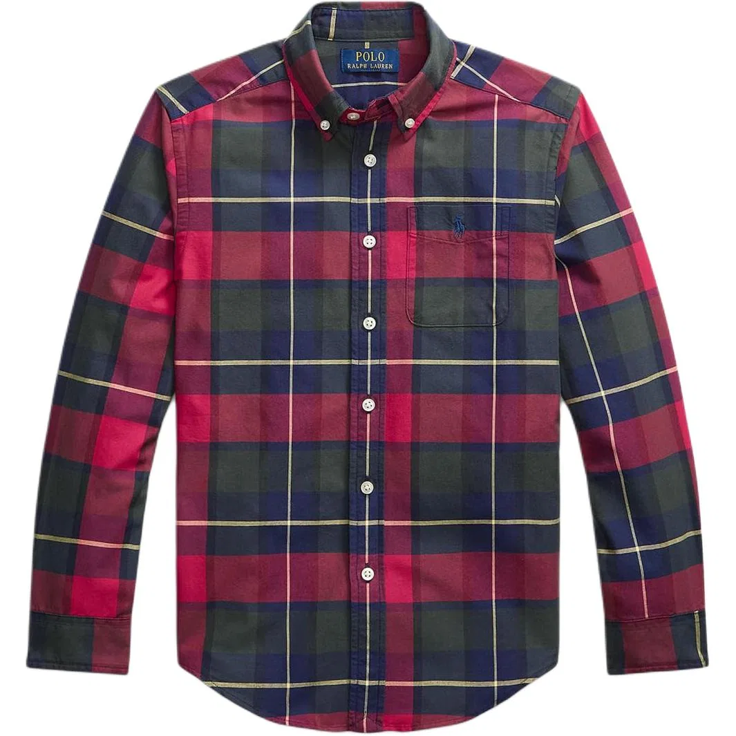 Повседневная рубашка для детей Polo Ralph Lauren красная