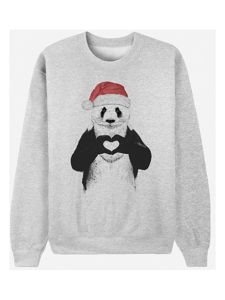 

Толстовка WOOOP Sweatshirt Santa Panda, серый