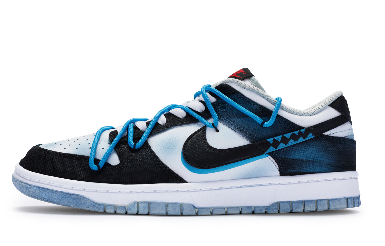 

Кроссовки Nike Dunk Skateboard Shoes Men Low-Top White Black Blue