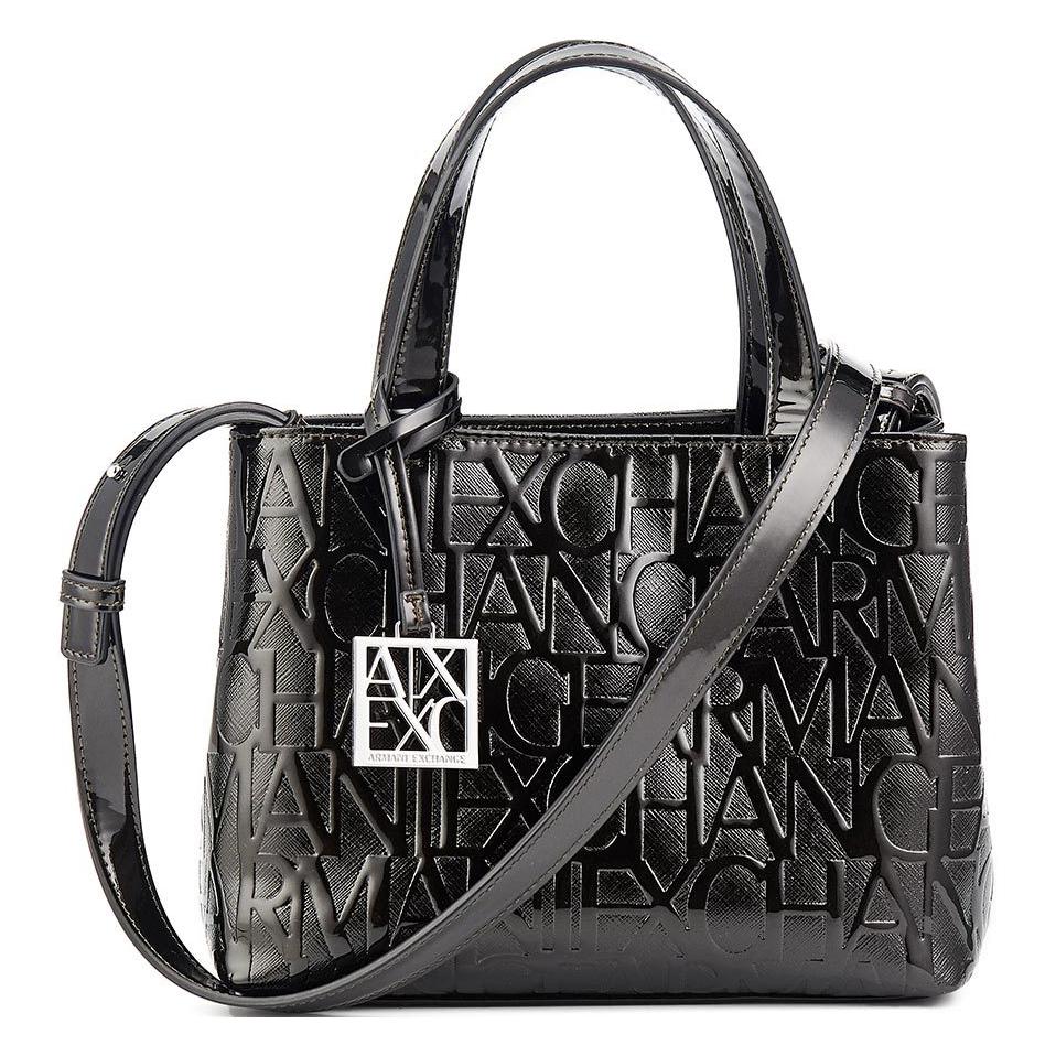 

ARMANI EXCHANGE AE PU Ведро, Плечевая сумка, Кроссбоди, Женская сумка Black