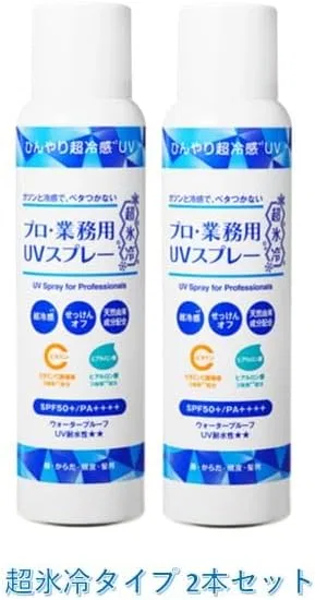 Солнцезащитный спрей Professional UV Spray Super Cold SPF 50, 90 г, набор 2 шт Professional Use — фото 3