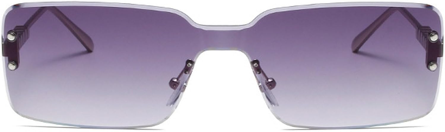 

Ретро-солнцезащитные очки без оправы квадратной формы для женщин и мужчин, 90-е годы, маленькие прямоугольные солнцезащитные очки, винтажные, милые, узкие, модные солнцезащитные очки mincl, Gray