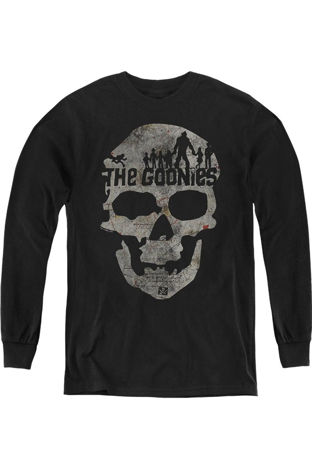 

Футболка с черепом из «Балбесов» для детей с длинным рукавом Gildan, черный