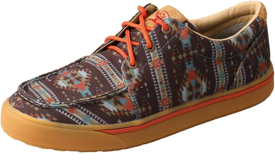 Мужские парусиновые кроссовки Twisted X Hooey Lopers, мультиколор