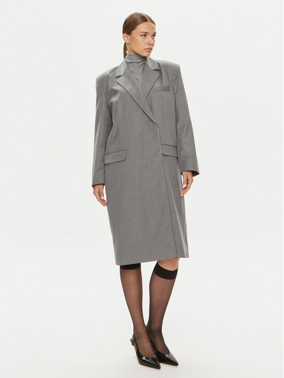 

Демисезонное пальто relaxed fit Toretto 2244110169 2Ndday, серый