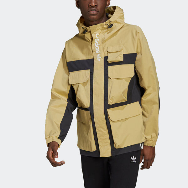 Куртка adidas originals G Outd Parka Sports Multiple Pockets Contrasting Colors Hooded Jacket, мультиколор — фото 2