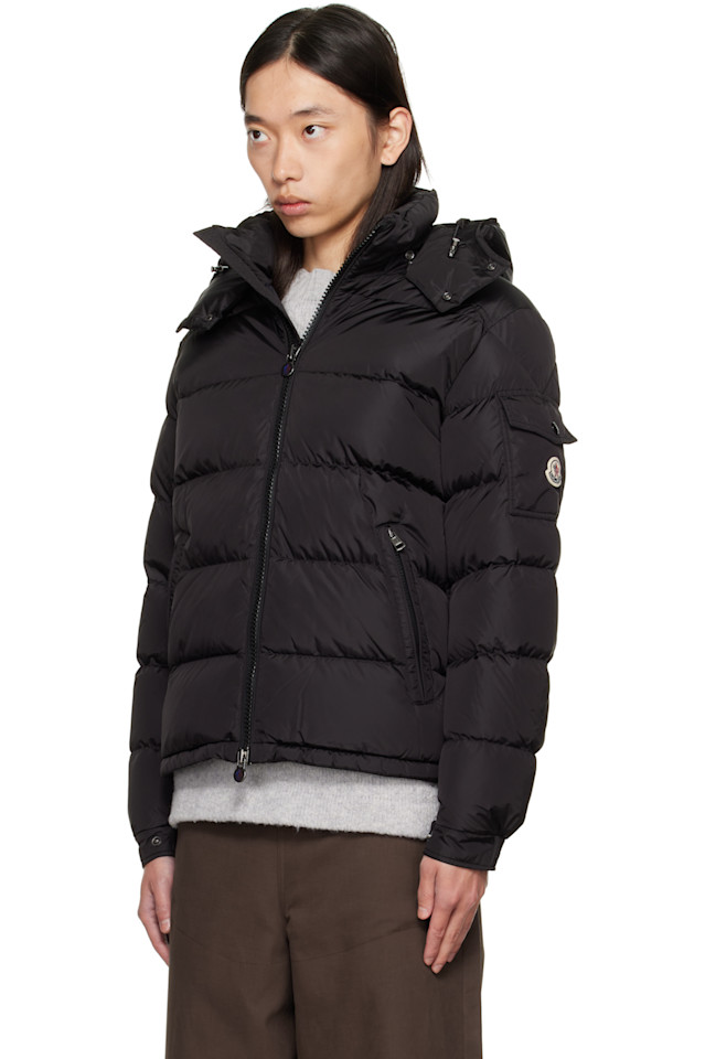 Moncler Короткая пуховая куртка Maya матового цвета — фото 4