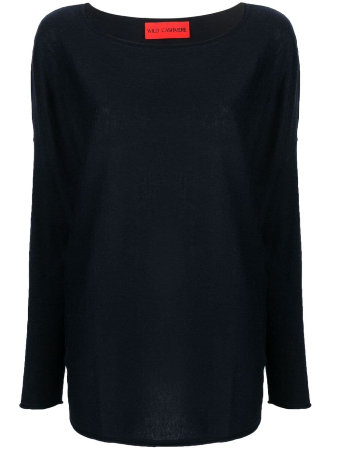 

Wild Cashmere джемпер Ursula с вырезом-лодочкой, синий