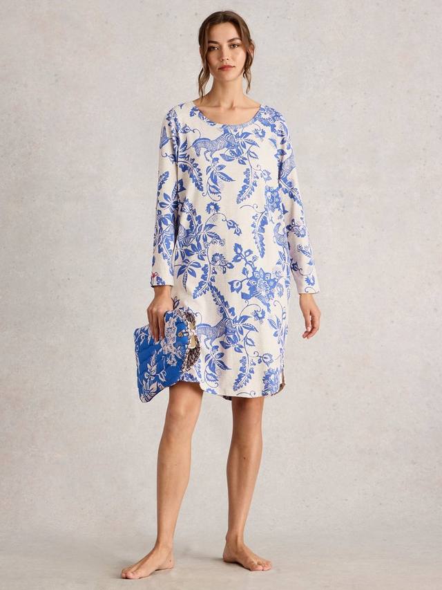 

Ночная сорочка Eva в цветочном принте White Stuff, Natural/Multi