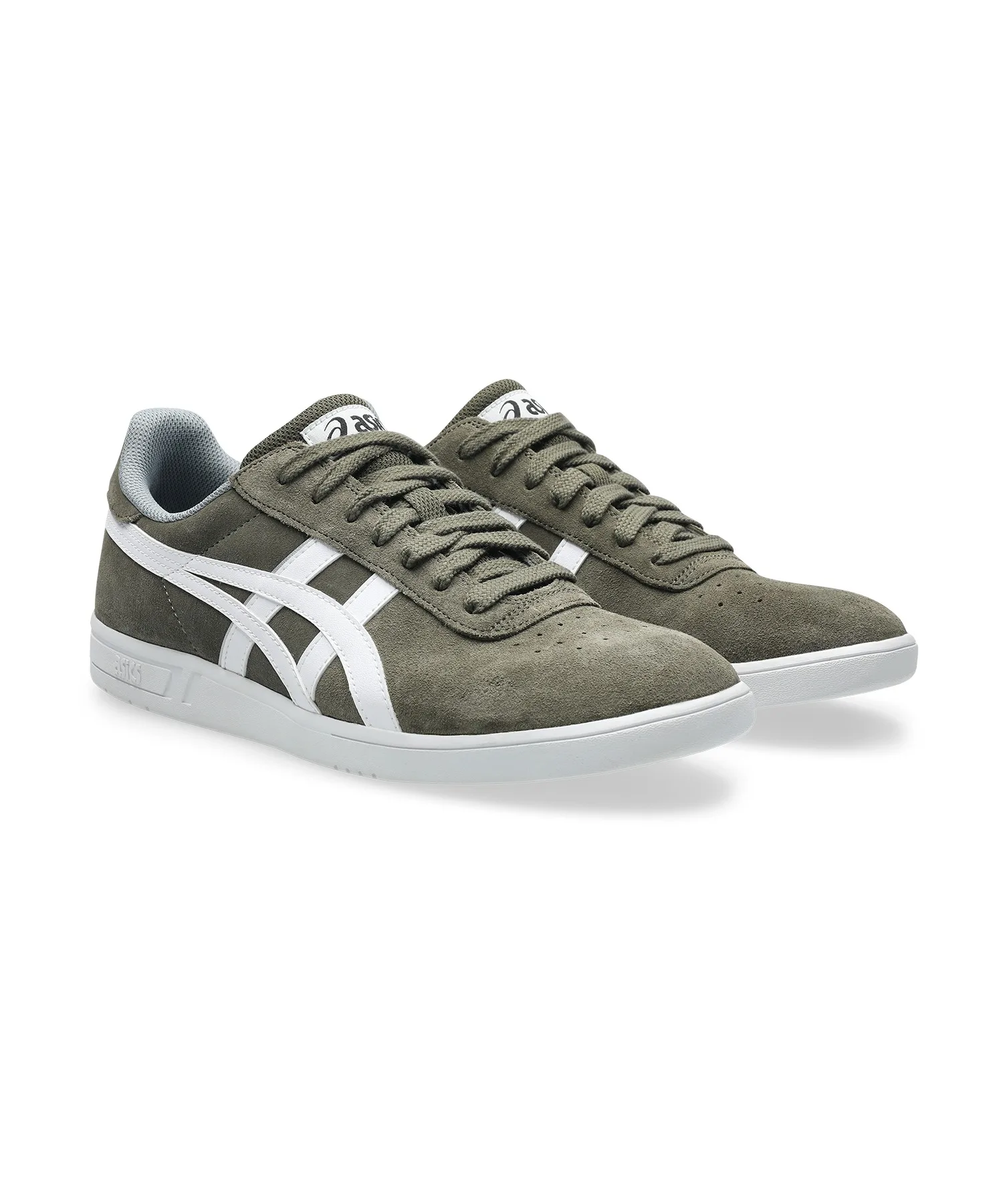 Унисекс кеды из натуральной кожи GEL-VICKKA PRO ASICS оливковые