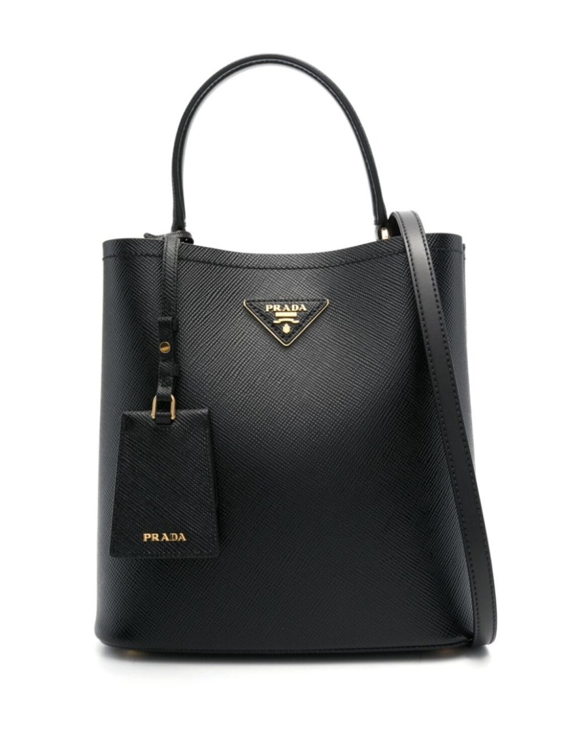 

Сумка-тоут Prada Panier среднего размера, черный