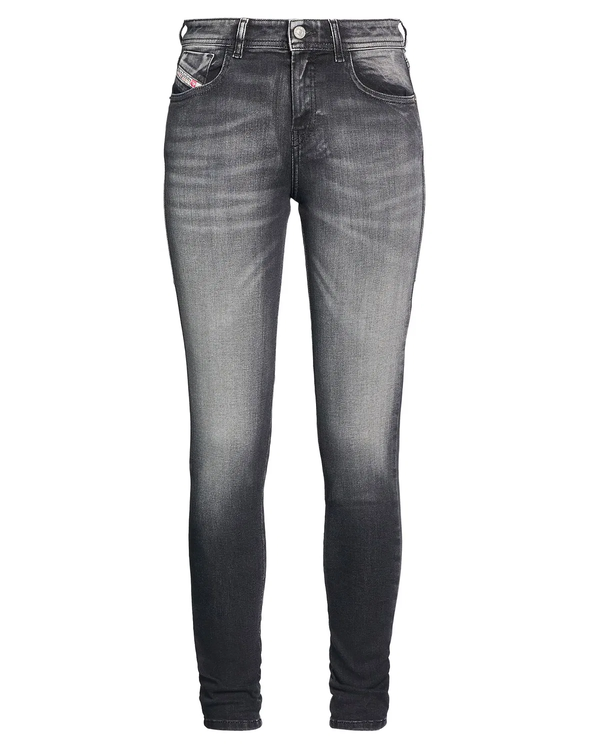Джинсы skinny DIESEL серые