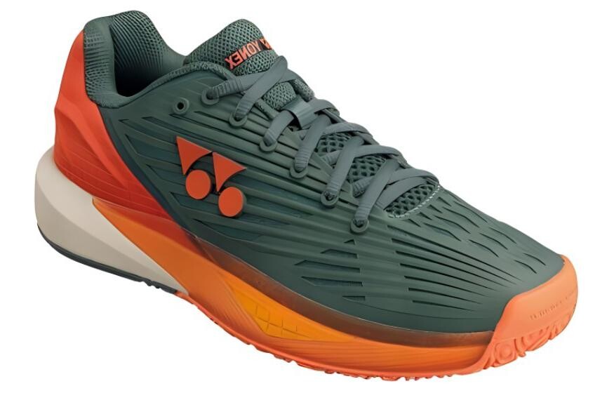 Кроссовки YONEX Power Cushion Tennis Shoes Unisex Low-top Dark Green/orange, темно-зеленый/оранжевый — фото 2