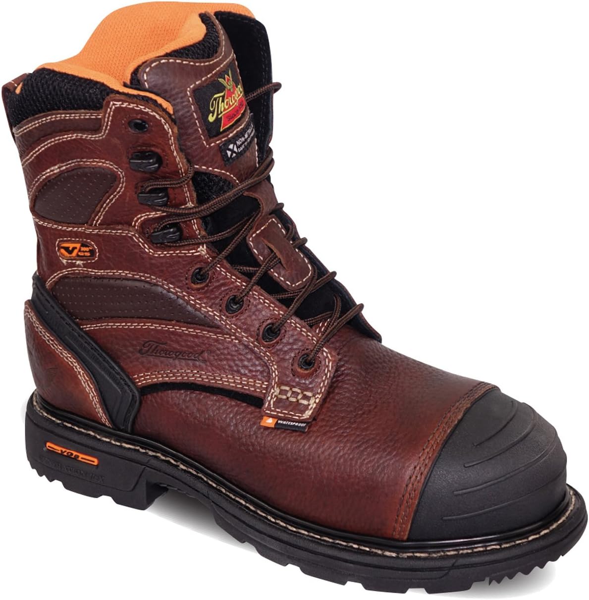

Мужские ботинки Thorogood Gen-flex3 с утеплителем, водонепроницаемые, с композитным защитным носком, 20 см, коричневый