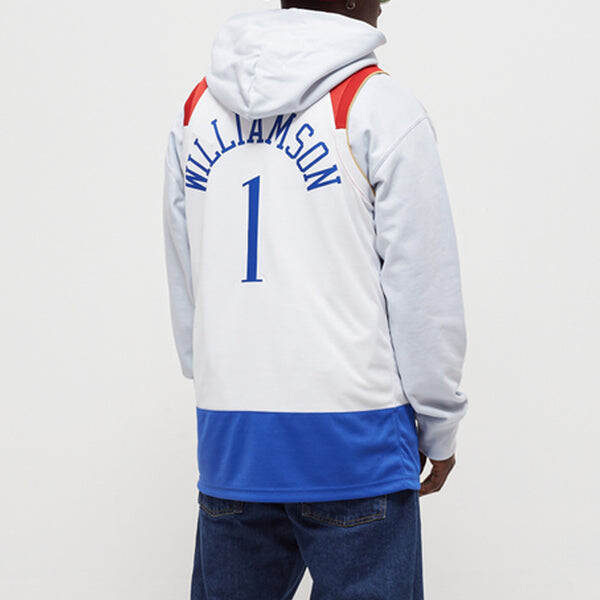 Спортивная футболка zion williamson swingman new orleans pelicans white Nike, белый — фото 4