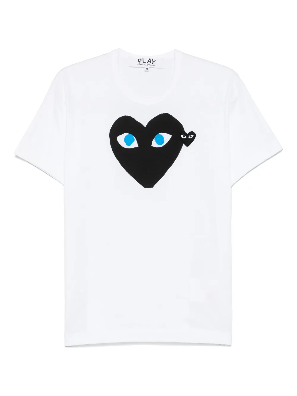 

Футболка с логотипом Heart Comme Des Garçons Play, белый
