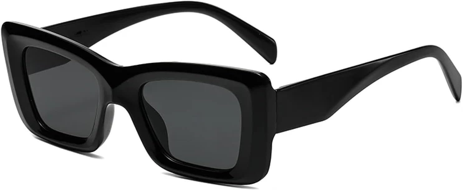 

Винтажные солнцезащитные очки для мужчин, модные панк-ретро солнцезащитные очки для женщин, очки для вождения, мужские солнцезащитные очки с защитой от УФ-излучения UV400 HHZZYVY, Black