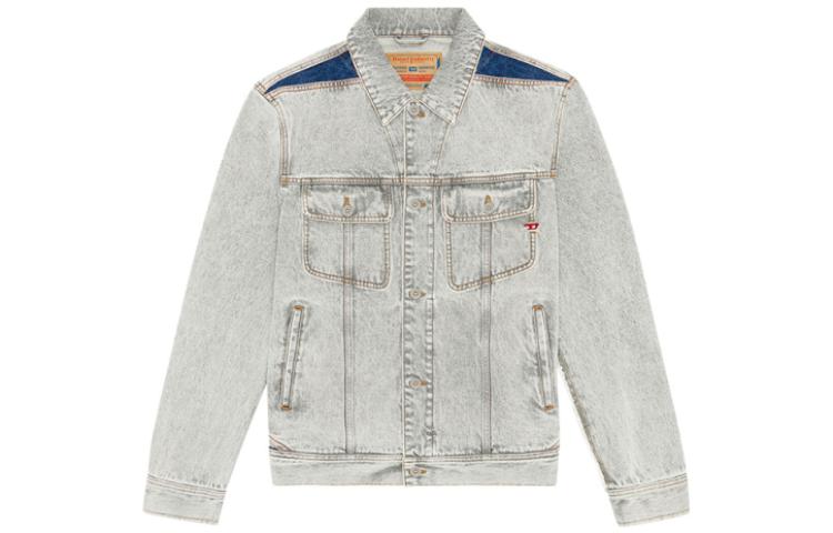 

DIESEL Джинсовая куртка мужская светло-серая, Light Gray