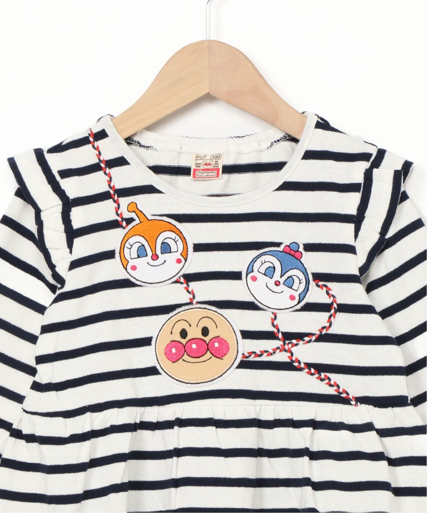 Платье с морской шнуровой каймой APKC/(K) Anpanman Kids Collection, Navy — фото 4