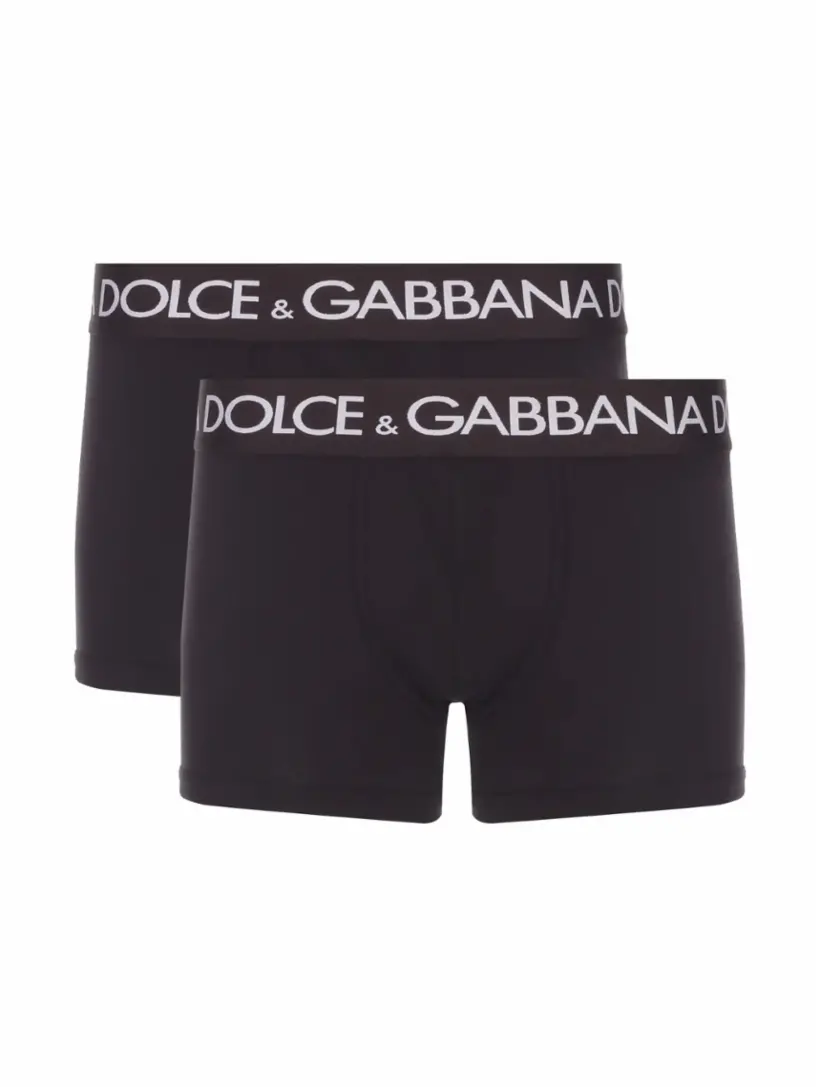 

Набор из двух трусов Dolce&Gabbana, черный