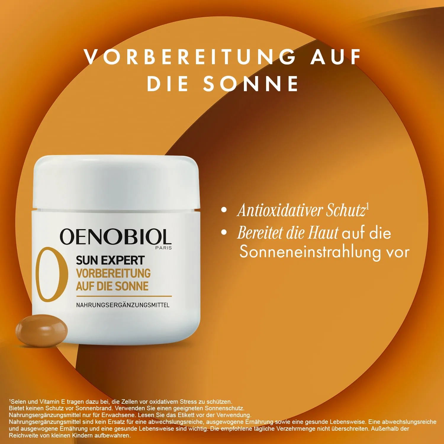 Биологически активная добавка OENOBIOL Sun Expert для подготовки к загару Oenobiol — фото 4