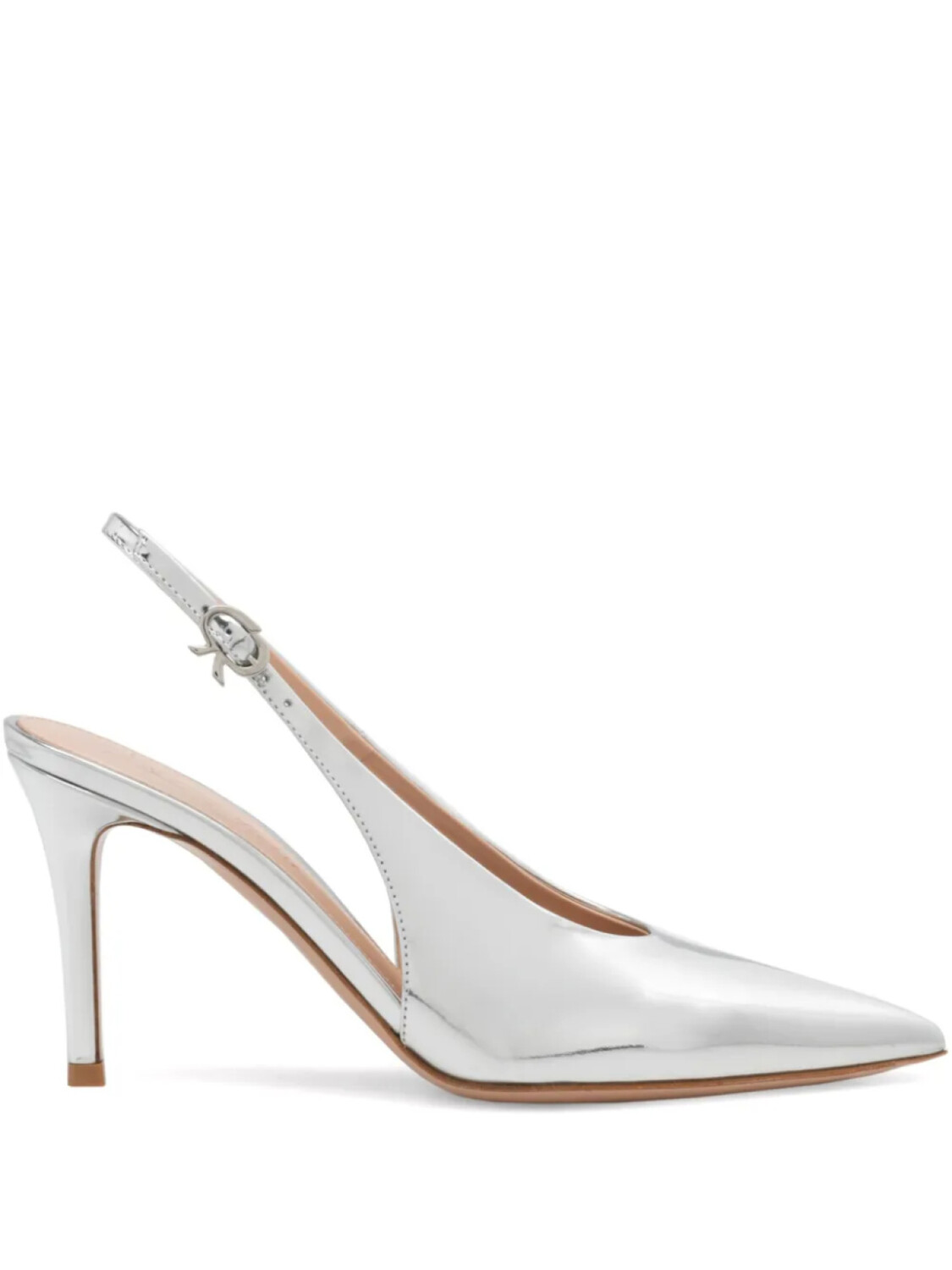 Gianvito Rossi туфли Robbie 85, серебристый