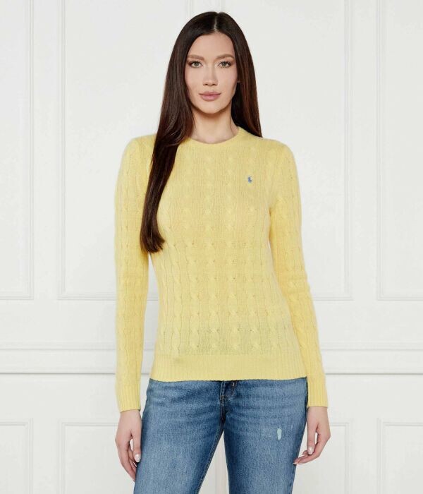 

Свитер женский Polo Ralph Lauren вязаный, желтый