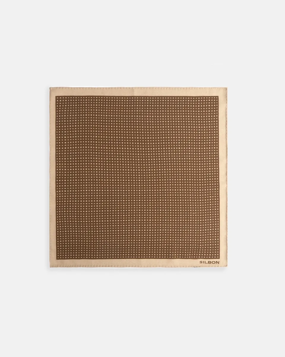 

Платок с горошком зеленого цвета Silbon