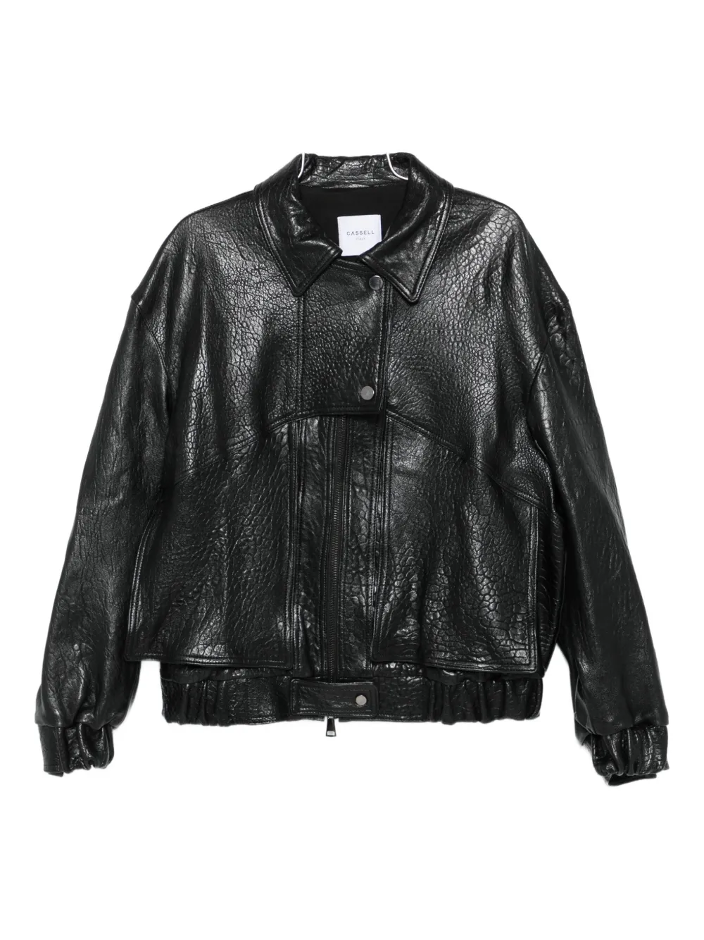 

Бомбер на пуговицах Cassell, черный