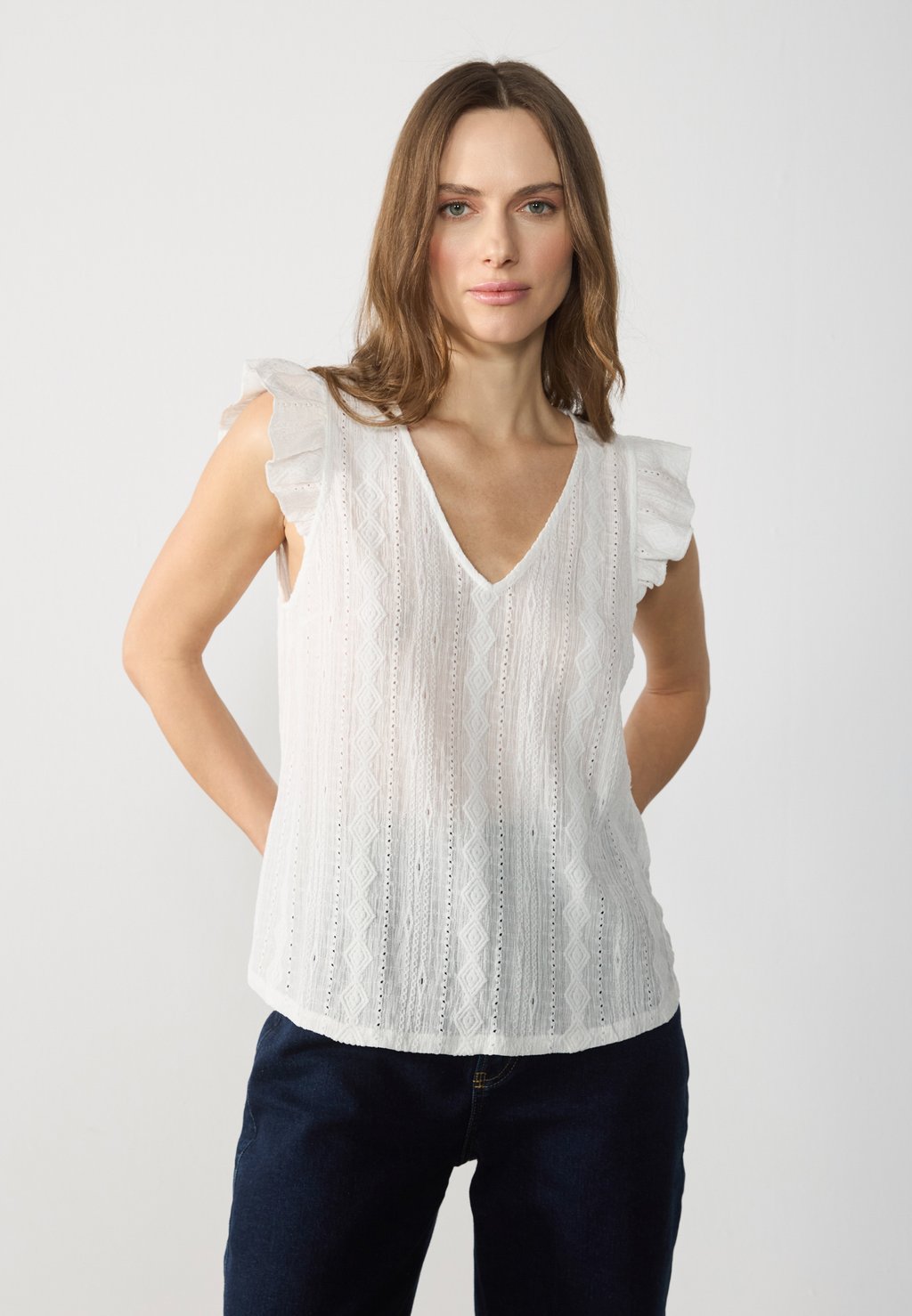 

Блуза Anna Field by Zalando, кремовый