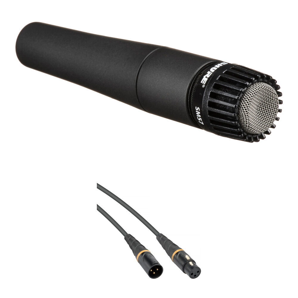 

Динамический микрофон Shure SM57-LC Dynamic Mic and Cable Kit