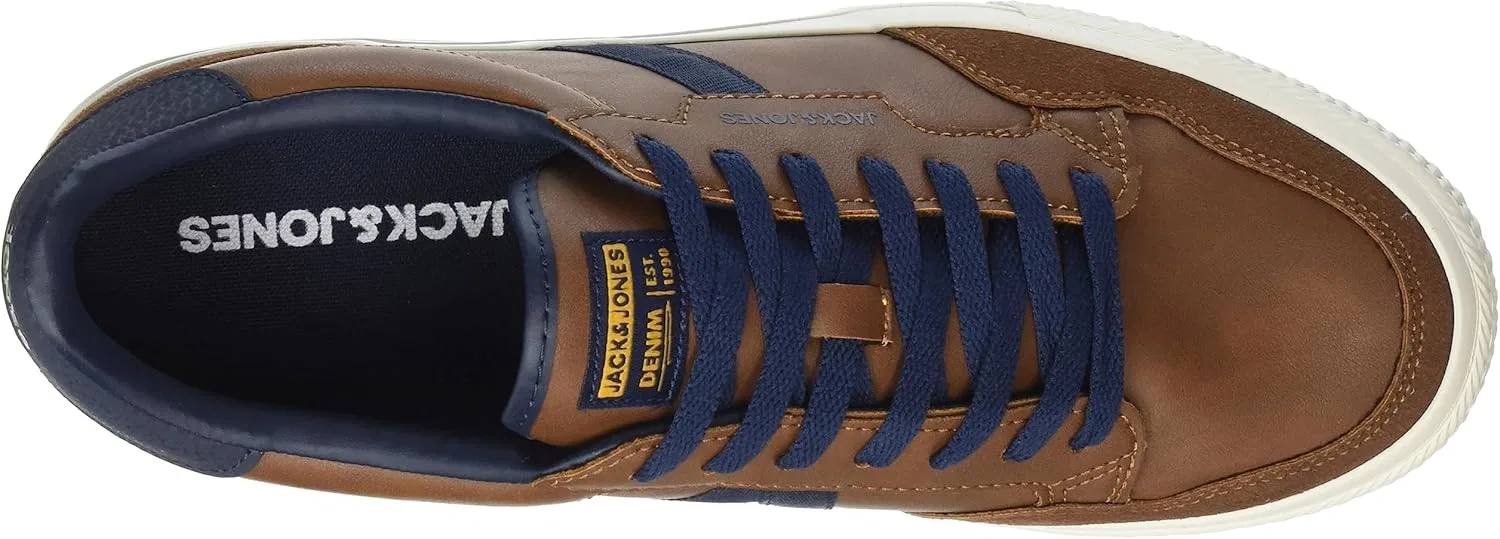 Мужские кроссовки JACK & JONES Jfwmorden Pu Combo 2.5 Sn, Cognac — фото 3