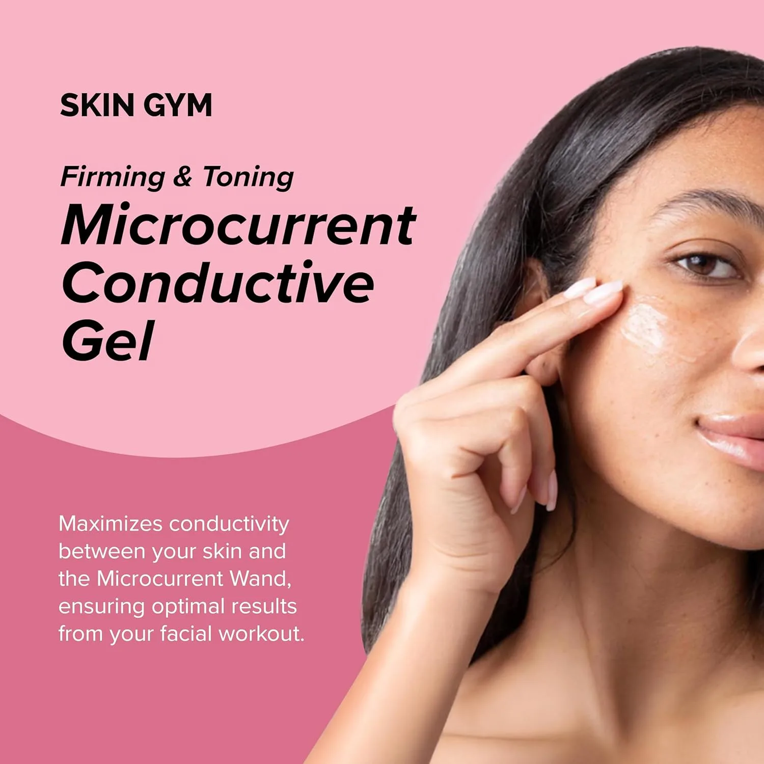 Увлажняющий гель Skin Gym для микротоковой терапии лица и тела, повышает комфорт и эффективность ухода за кожей, 78 г. — фото 2