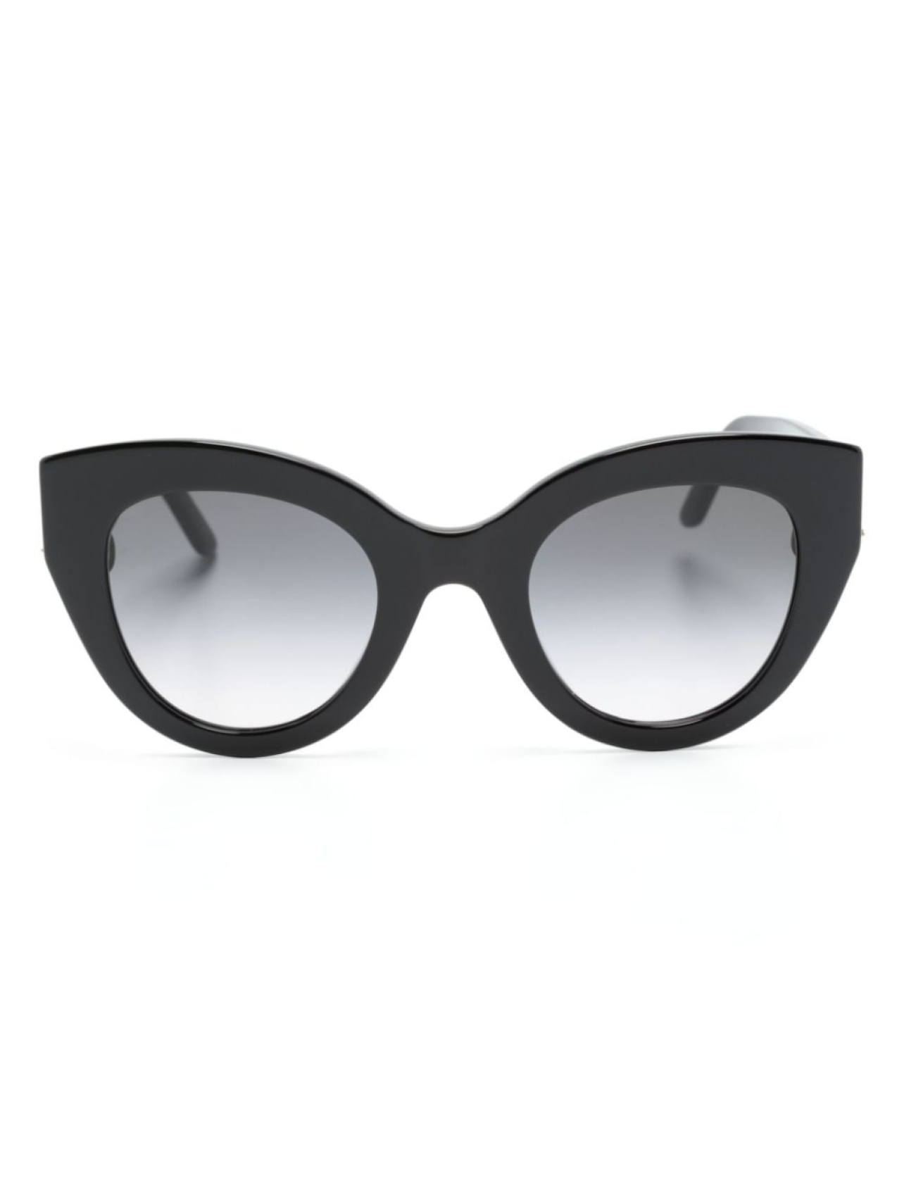 

Alexander McQueen Eyewear солнцезащитные очки в массивной оправе, черный