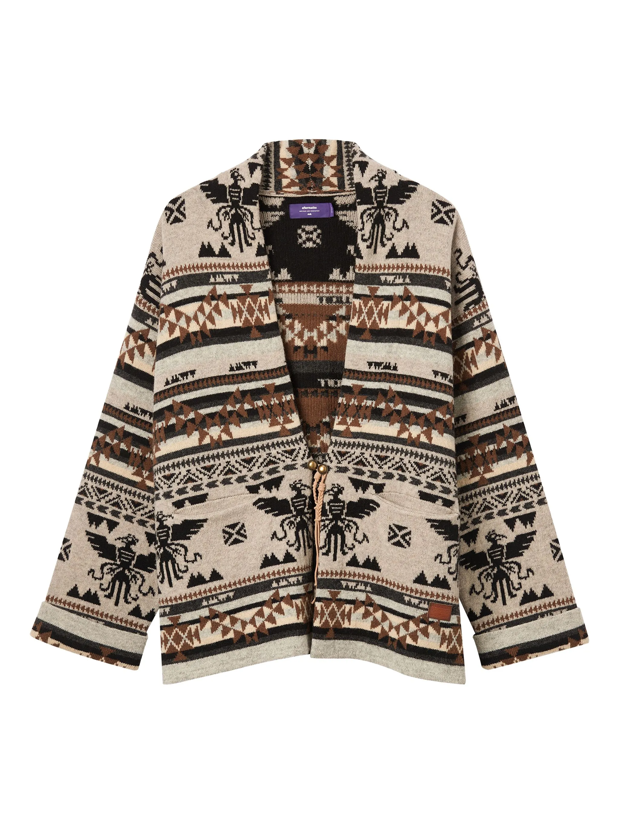 

Шерстяной кардиган Aftermaths, коричневый