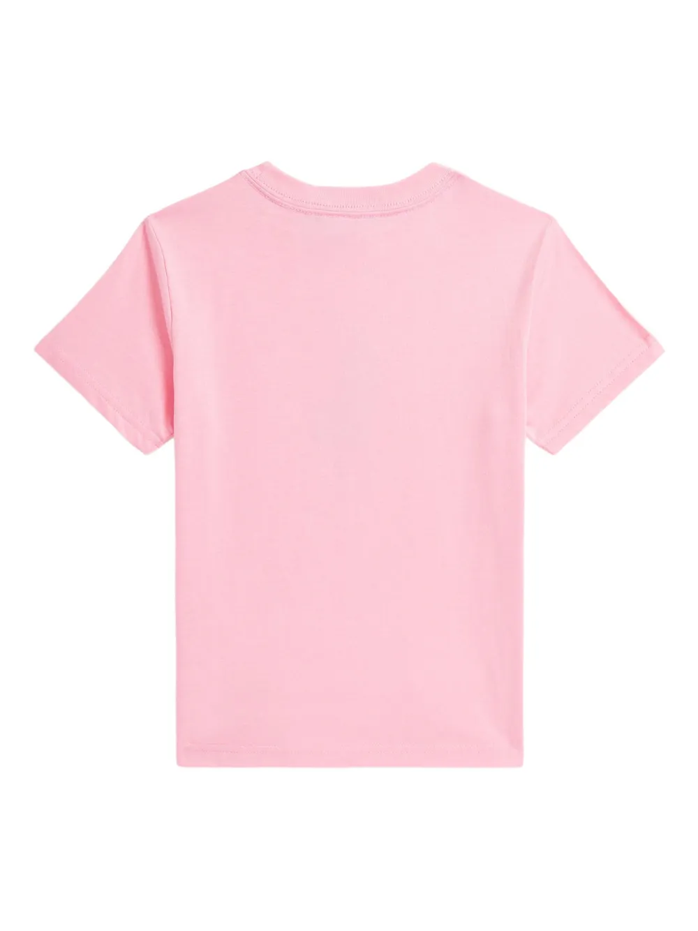 Футболка с принтом Polo Pony POLO RALPH LAUREN KIDS, розовый — фото 2