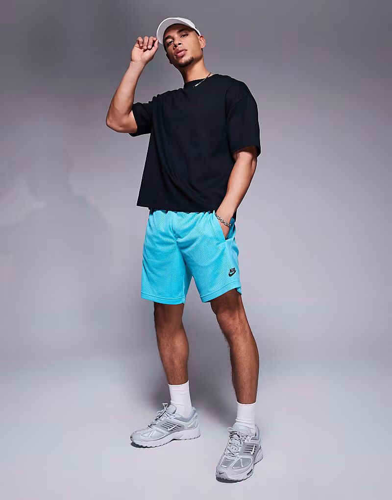 

Сетчатые шорты Nike Club синего цвета