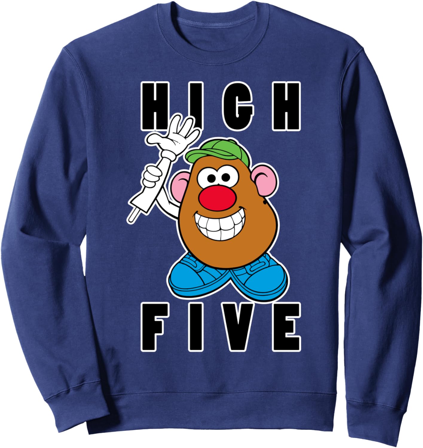 

Забавная толстовка с изображением Мистера Картофельной Головы, дающего «пять», с отсоединенной рукой, синяя Mr. Potato Head, Синий, Забавная толстовка с изображением Мистера Картофельной Головы, дающего «пять», с отсоединенной рукой, синяя Mr. Potato Head