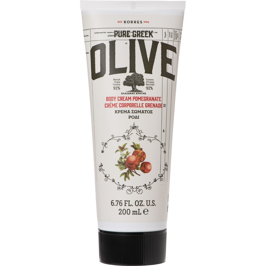 

Крем KORRES Olive & Pomegranate Body Cream, 200 ml
