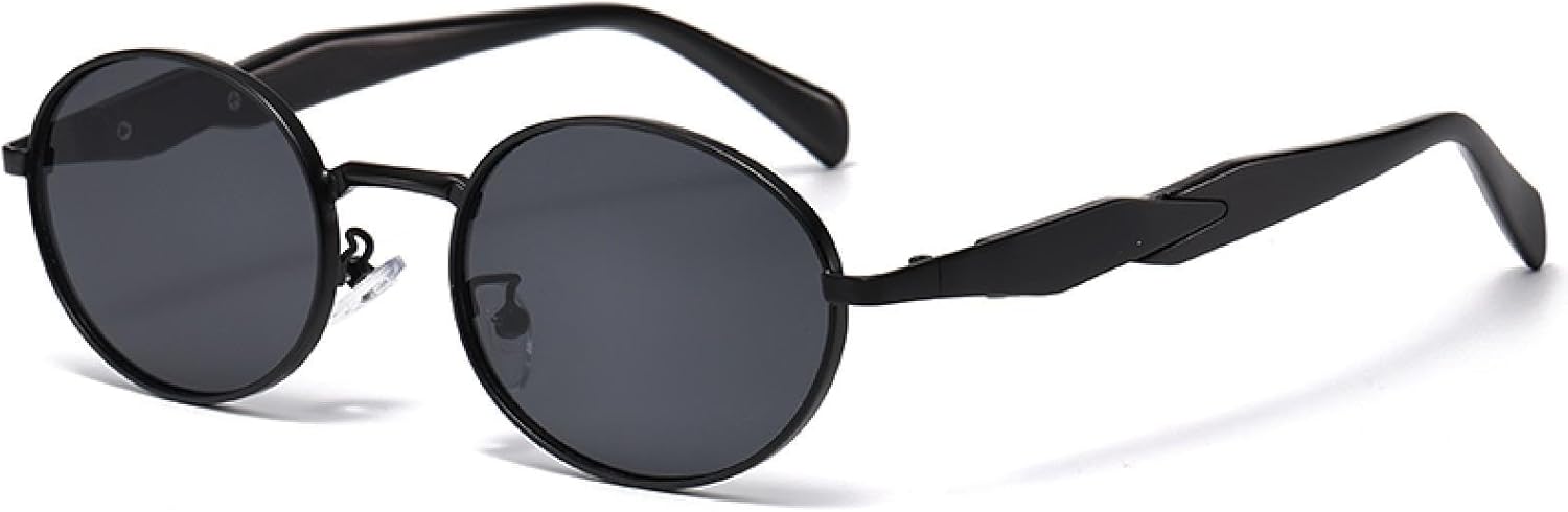 

Солнцезащитные очки с защитой от УФ-излучения UV400 | Овальная металлическая оправа | Для женщин и мужчин | Для занятий спортом на открытом воздухе и вождения DSVIGF, 01