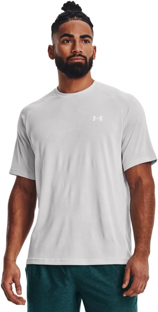 

Футболка Under Armour Men's Velocity Jacquard с коротким рукавом, (014) Halo Gray/White, Белый, Футболка Under Armour Men's Velocity Jacquard с коротким рукавом, (014) Halo Gray/White