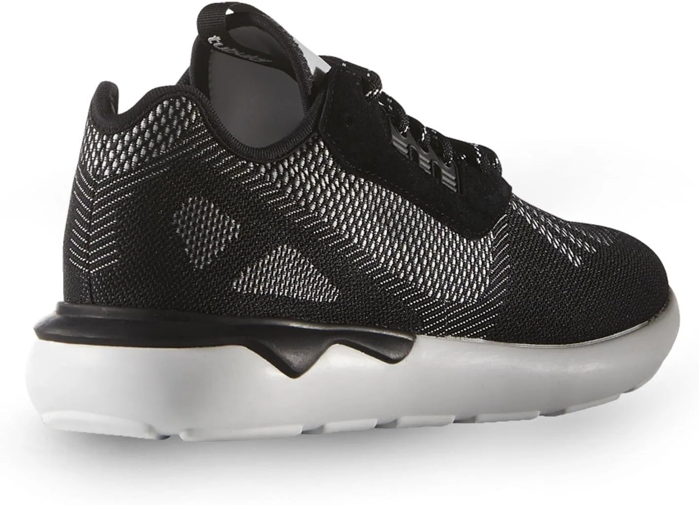 Кроссовки Adidas Tubular Runner Weave, Black Core Black Core Black Ftwr White — фото 3