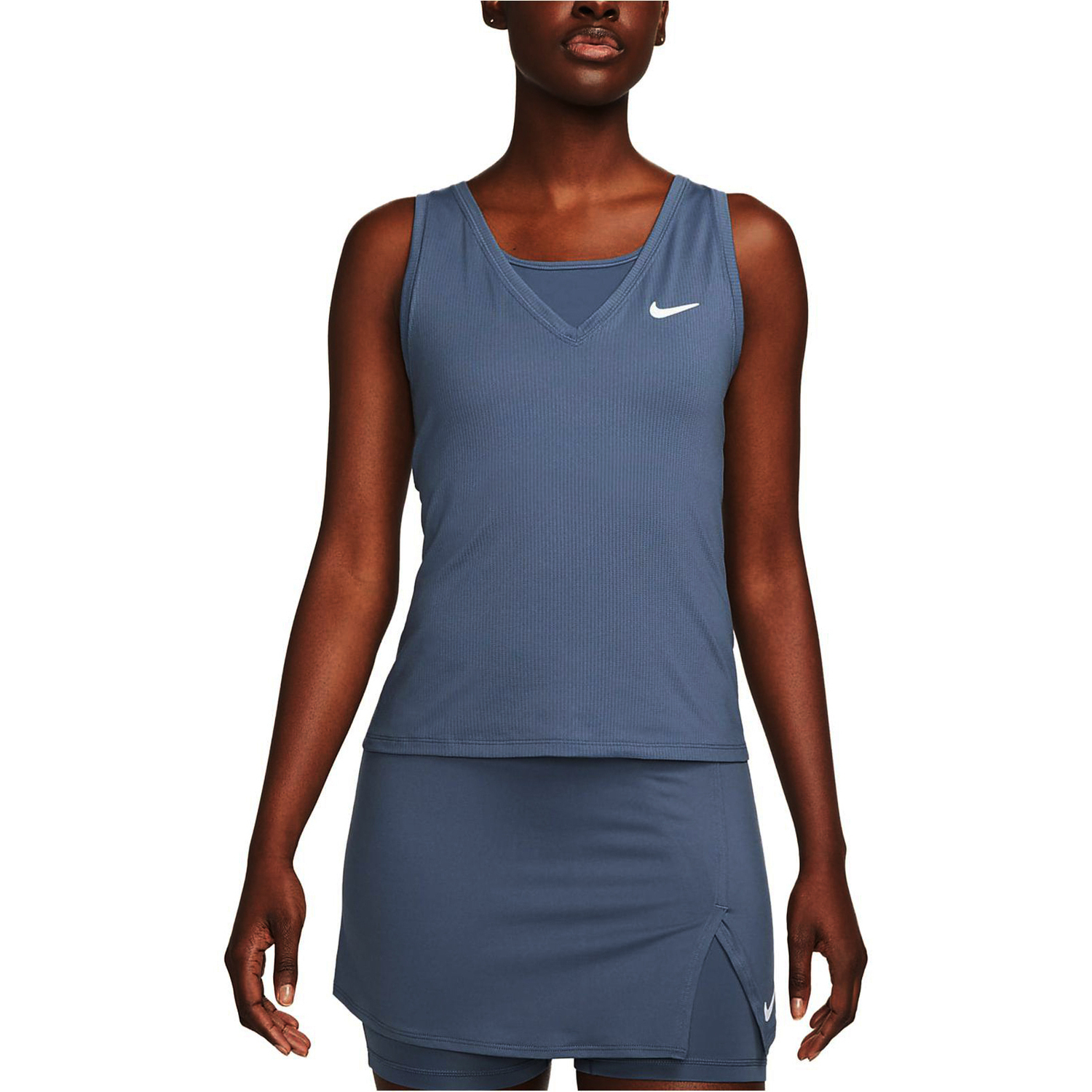 Женская безрукавка спортивная футболка Fen Blue Nike — фото 4