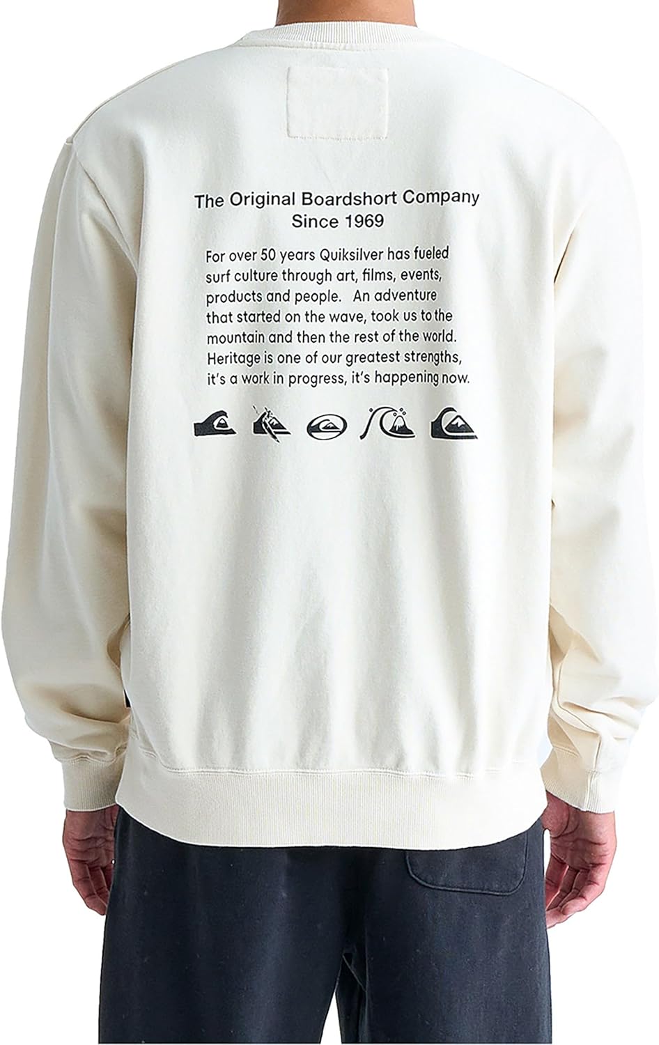 

Мужская толстовка QUIKSILVER с историческим принтом, свободного кроя и круглым вырезом, Серебристый, Мужская толстовка QUIKSILVER с историческим принтом, свободного кроя и круглым вырезом