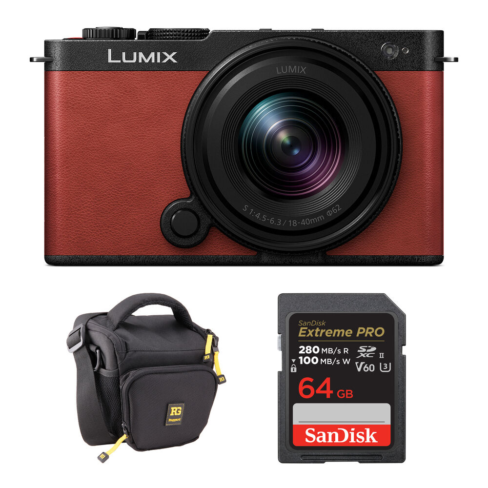 

Беззеркальная камера Panasonic Lumix S9 Mirrorless Camera with 18-40mm f/4.5-6.3 Lens