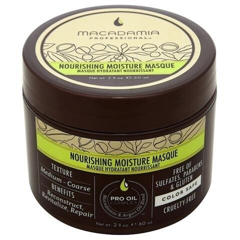 

Увлажняющая маска для волос, 60 мл Macadamia Professional, Nourishing Moisture