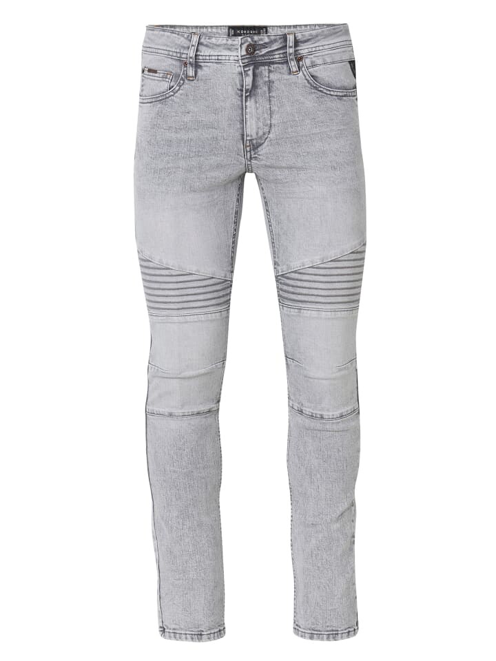

Джинсы KOROSHI Biker skinny fit jeans., серый