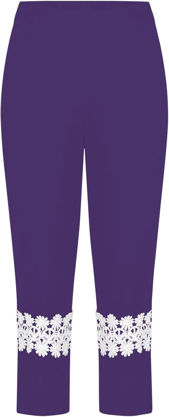 Леггинсы детские, Cotton Polyester, Generic, Purple — фото 4