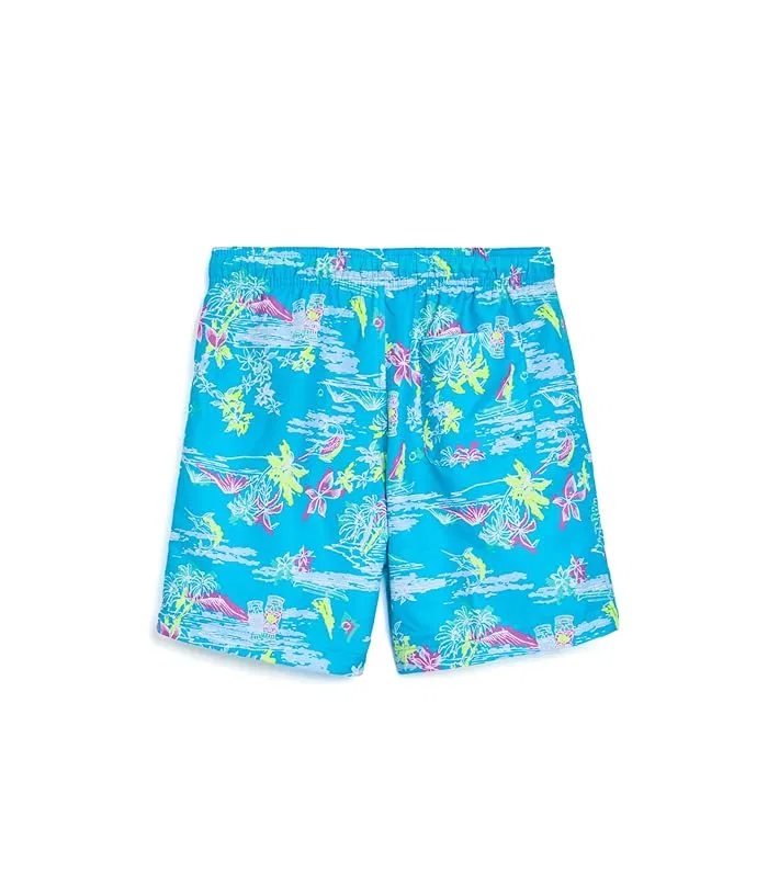 Плавки средней длины Speedo Kids Redondo Printed, Picton Blue — фото 2